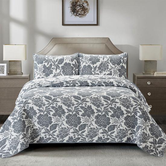 Poly-cotton Jacquard quilted bedspreads