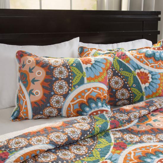 Reversible 3 Piece  Quilt Set with Sherpa